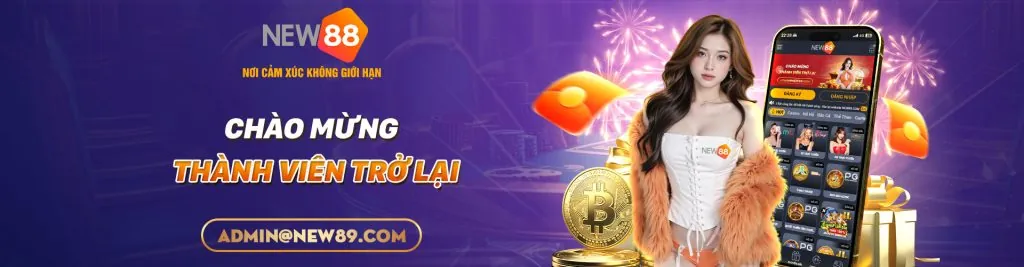 Biểu ngữ chào mừng người chơi mới với phần thưởng lớn